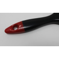 Natural White Bristle Black Plastic Handle With Red Tip Oil Paint Brushes